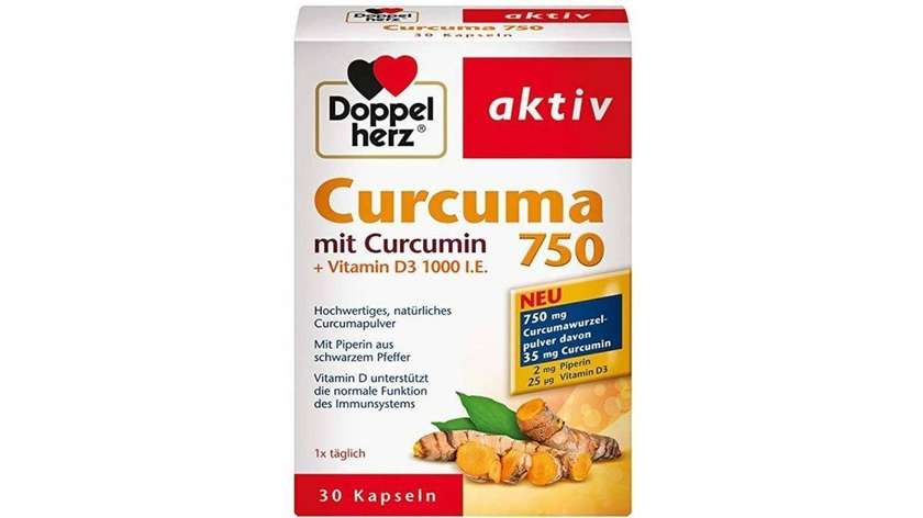 Doppelherz Curcuma+ D3  Caps 30 X 750/1000mg