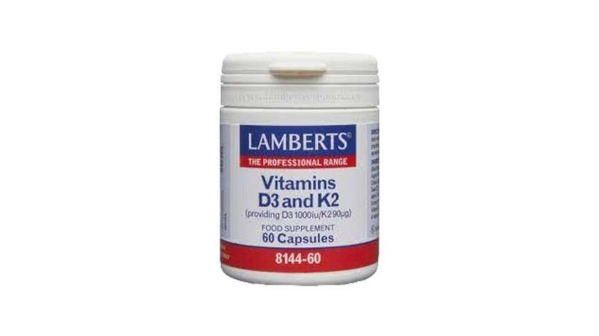 Lamberts Vit D3&K2 Caps 60 X 1000Iu/90mg