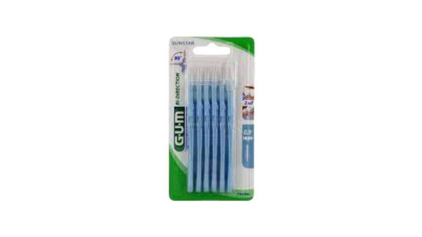 Gum 2314 Proxabrush Microfine BiDirection Blue