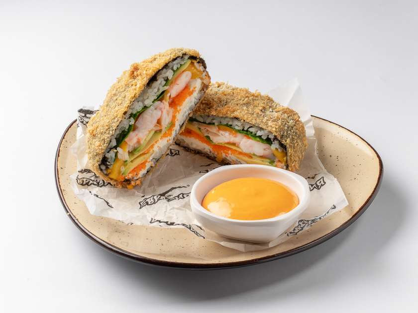 Суші-Бургер з тигровими креветками