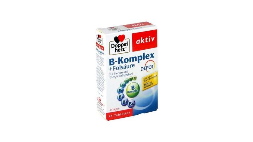 Doppelherz BCmplex + Folic  Tab 45