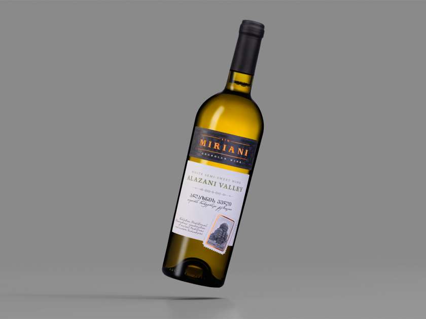 Вино Алазанська долина, Грузія (біл./нпсл)