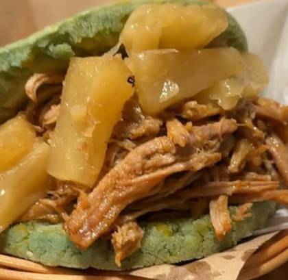 Pulled Pork Arepa Combo