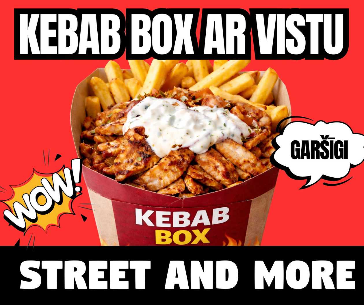 Kebab Box ar vistu