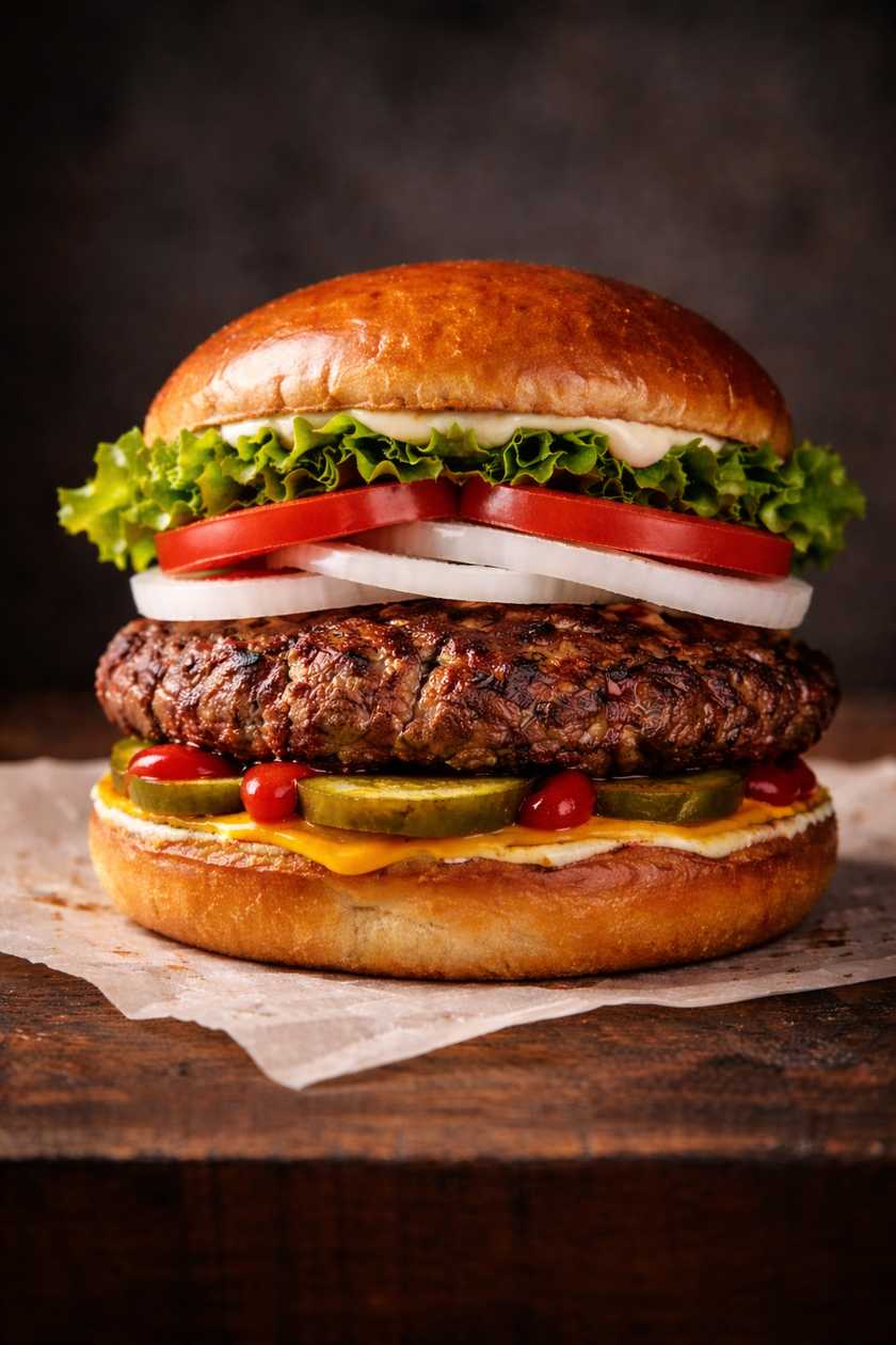 Classic Hamburger – 150g Beef Patty