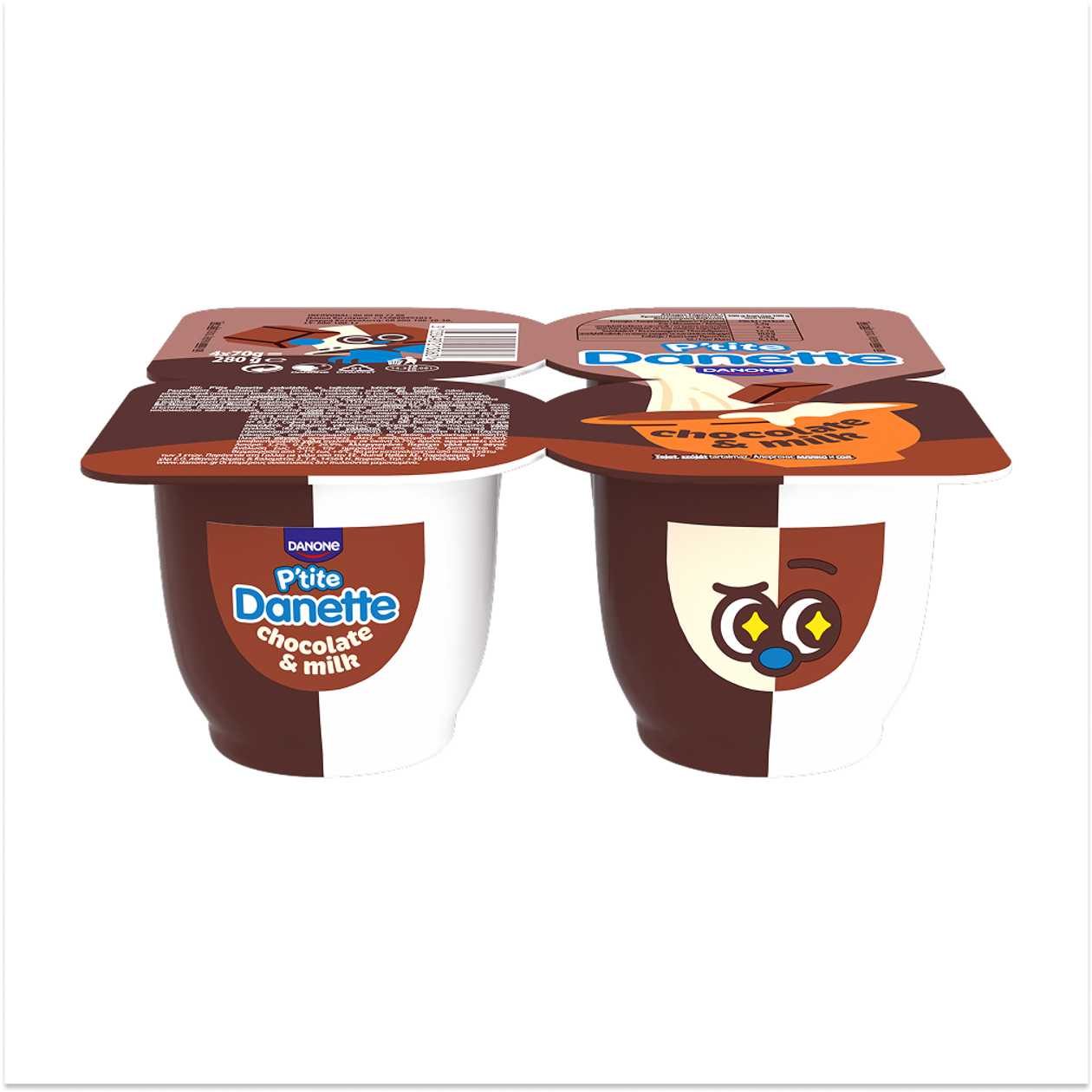 Danette, Petite Duo, 4x70g (expires soon)