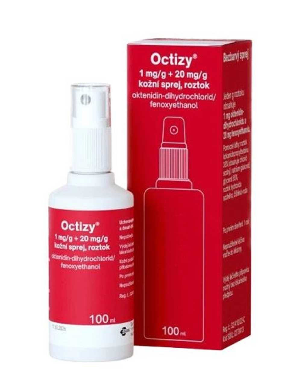 OCTIZY 1MG/G+20MG/G Topical Spray, Solution 100 ml