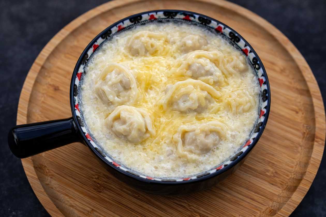 Dumplings in a pot
