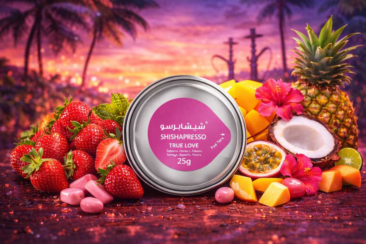 Shishapresso 20 gr True Love (Çiyələk + Tropik )
