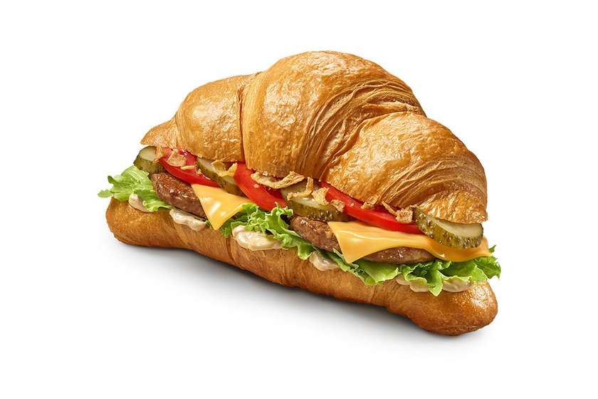 Cheeseburger Croissant with Burger Sauce