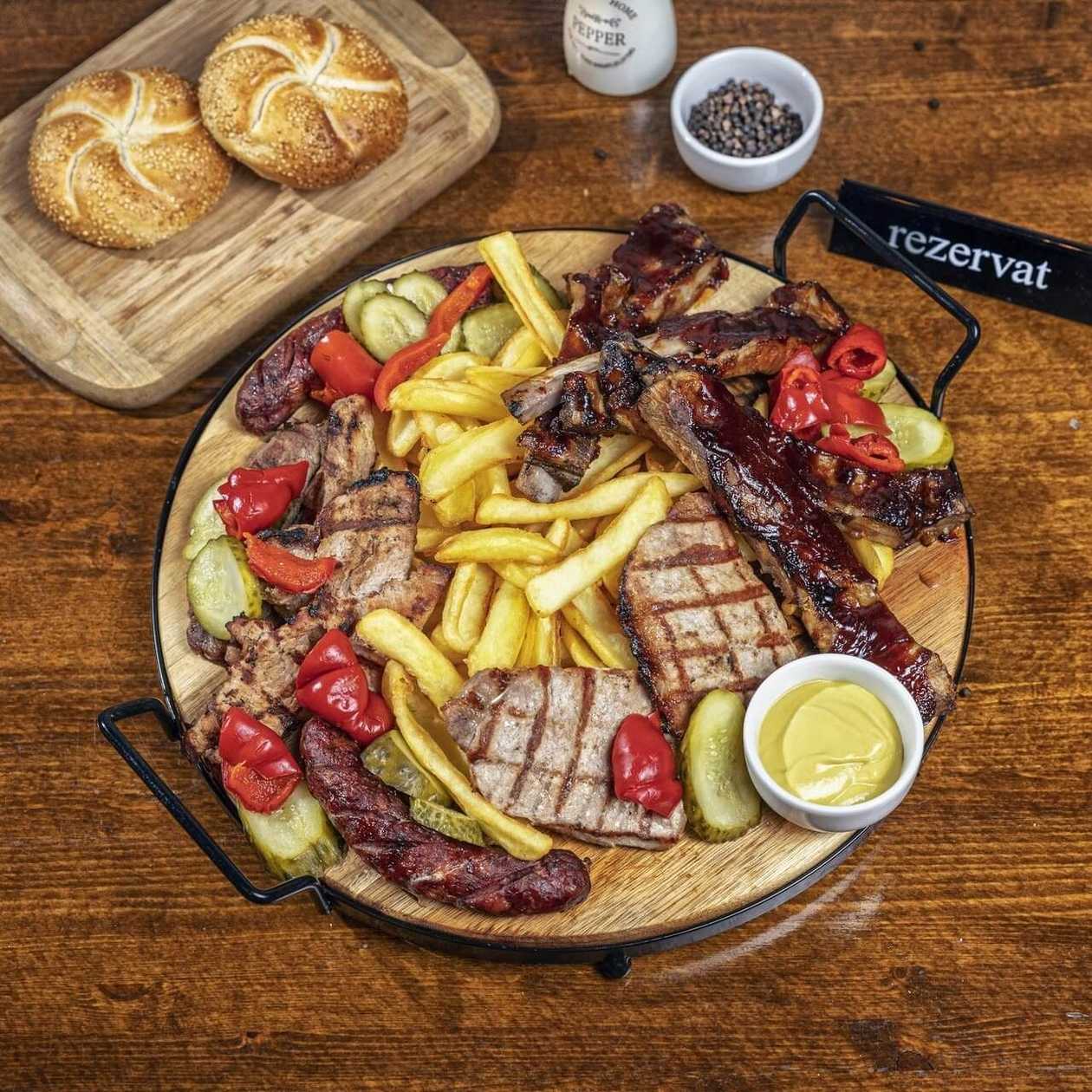 Platou cu Porc