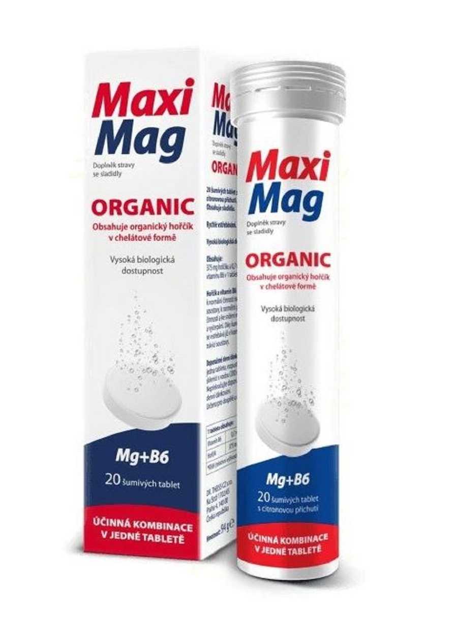 MaxiMag Organic 20 Effervescent Tablets