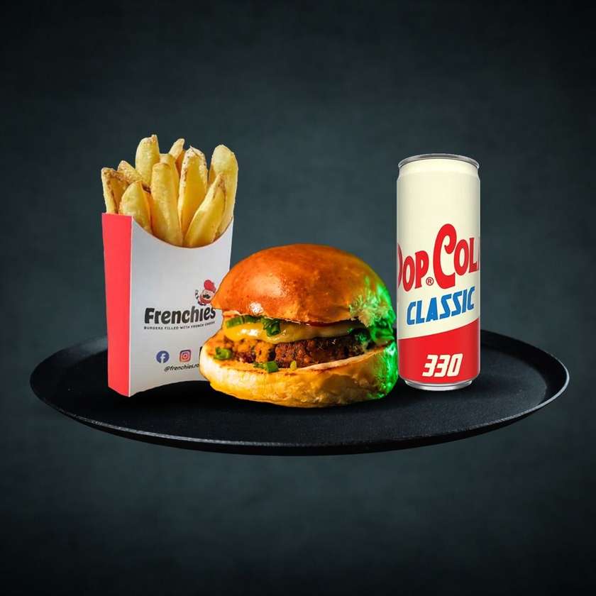 Combo Le Pianiste (Burger Vegetarian de la Bonduelle) + PopCola