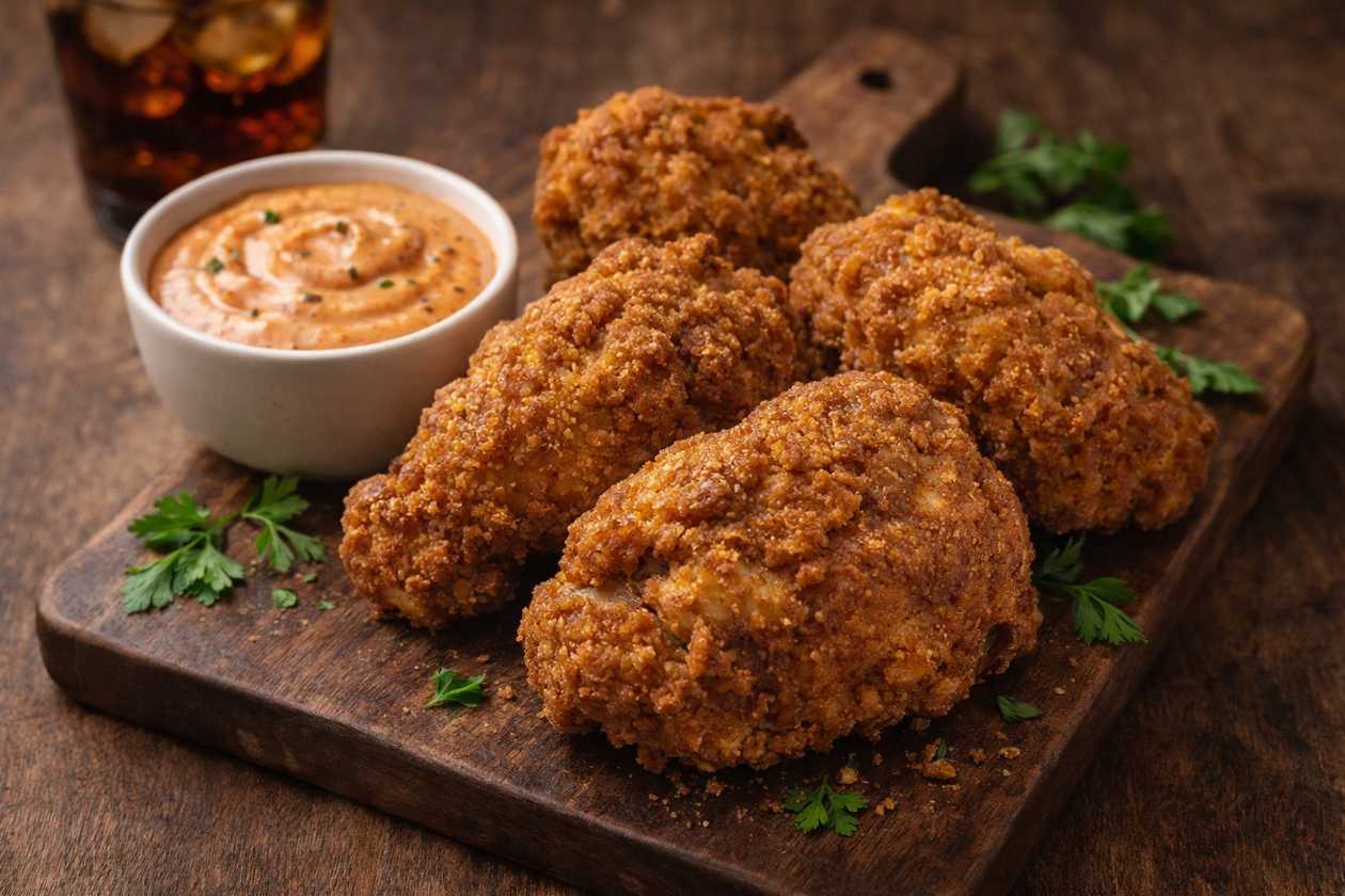 Crispy Breaded Chicken Drumsticks
