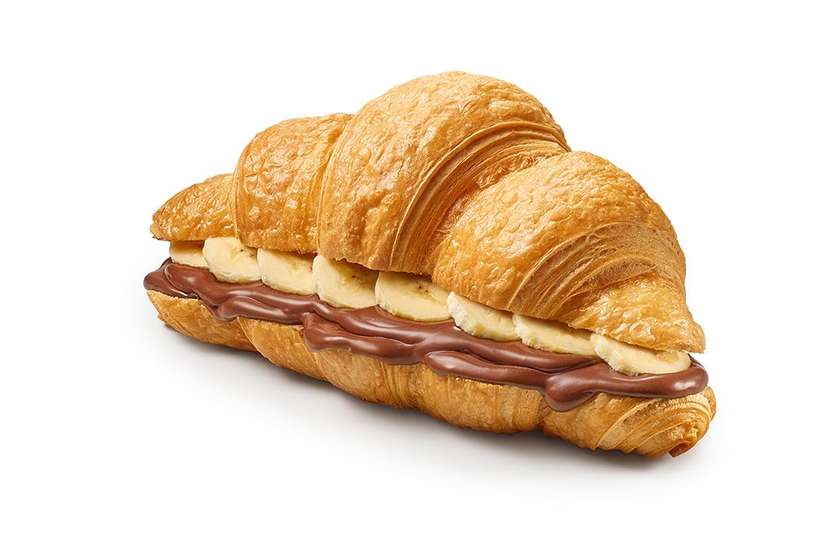 Chocolate and Banana Croissant