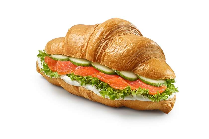 Philadelphia Croissant with Salmon