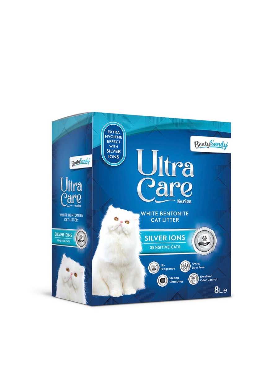 Ultra Care Silver Ion Hygienic Bedding for Sensitive Cats 8 L