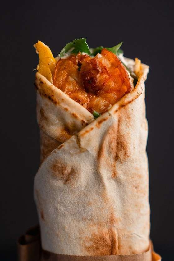 Шаурма "Креветка-манго"