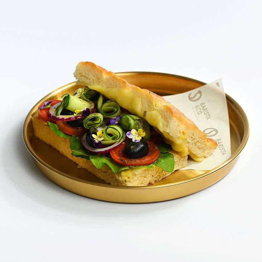 Greek Grilled Cheese Panini