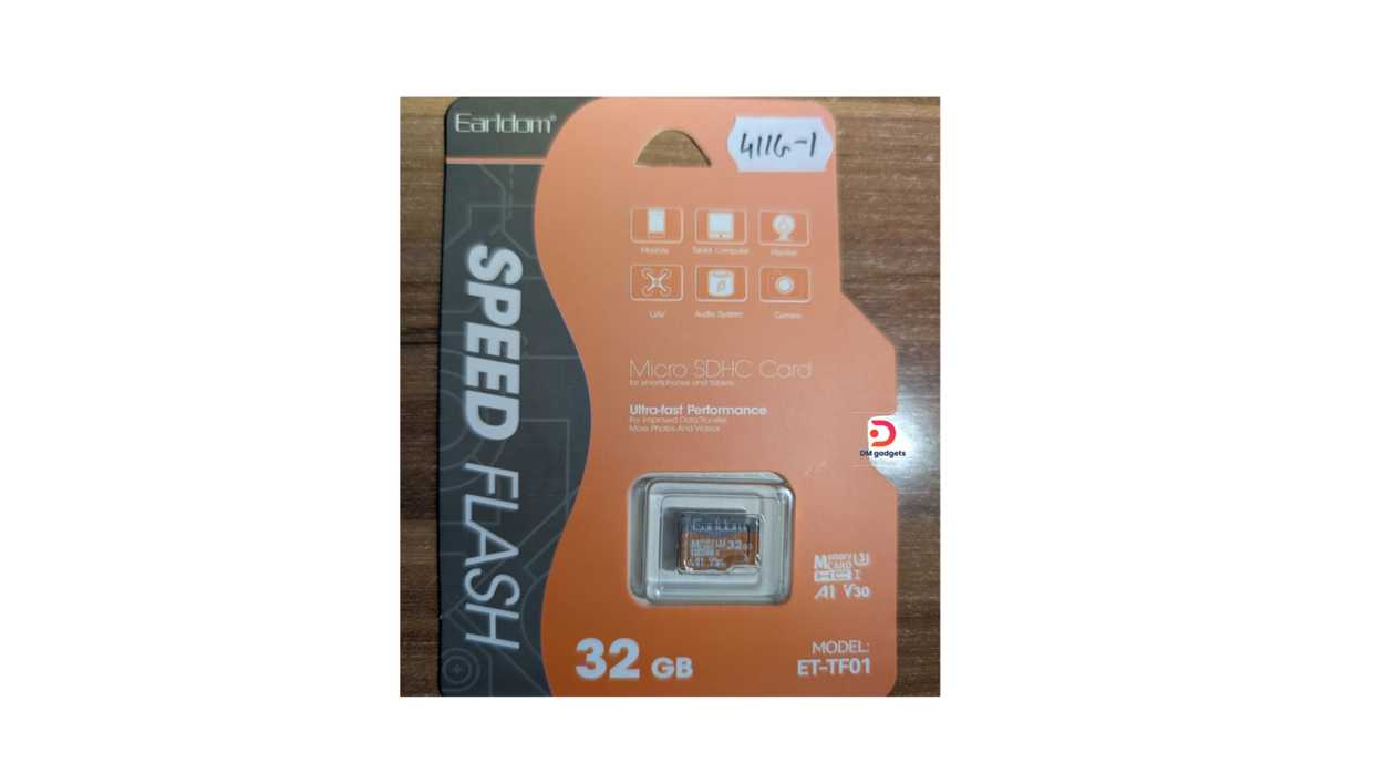 #411G-1#Earldom®ET-TF01 Speed Flash 32GB Micro SDHC Card