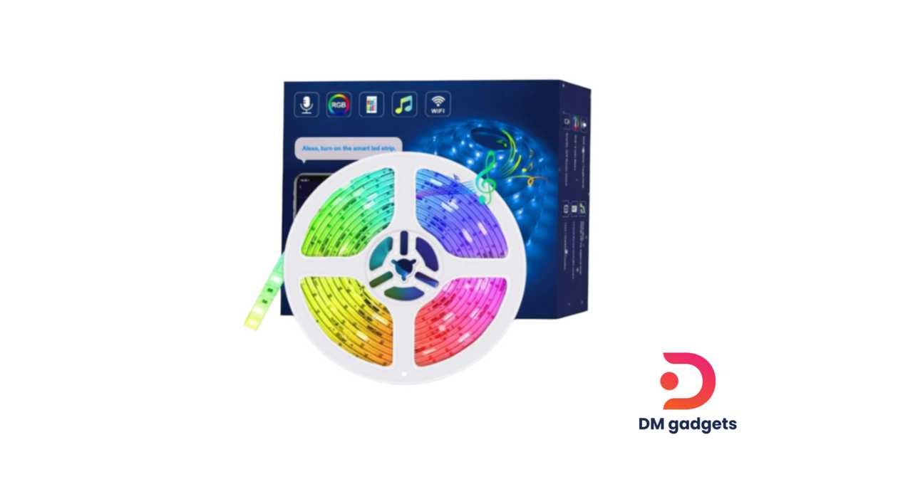 #459-1#Est-tion® Wifi/Remote Control 5M Rgb Strip RGB-5050 Ac Plug