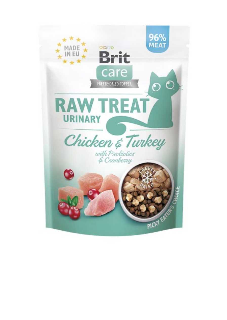 Brit Raw Treat Cat Urinary with Chicken, Turkey, and Cranberries 40g
