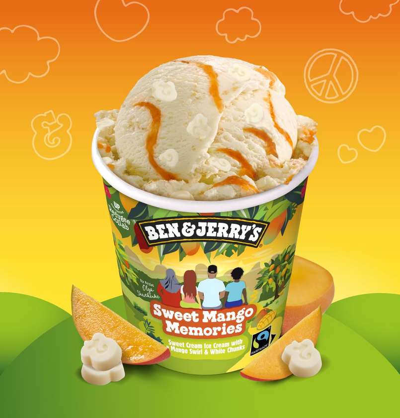 Ben&Jerry Sweet mango Memories