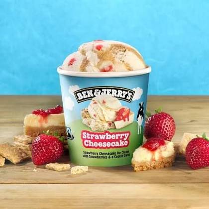 Ben&Jerry strawberry cheesecake