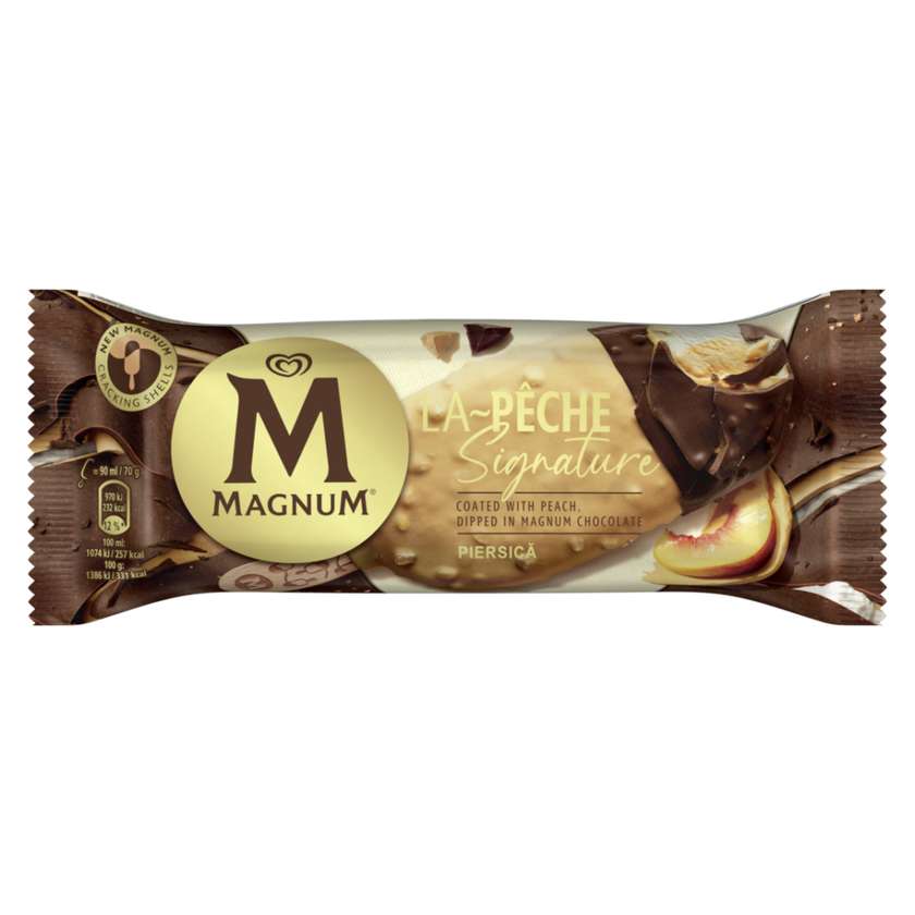 magnum la peche ice cream