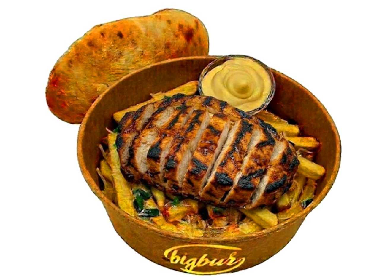 Ceafă Porc, Piept sau Pulpe de Pui Grill Box 500g