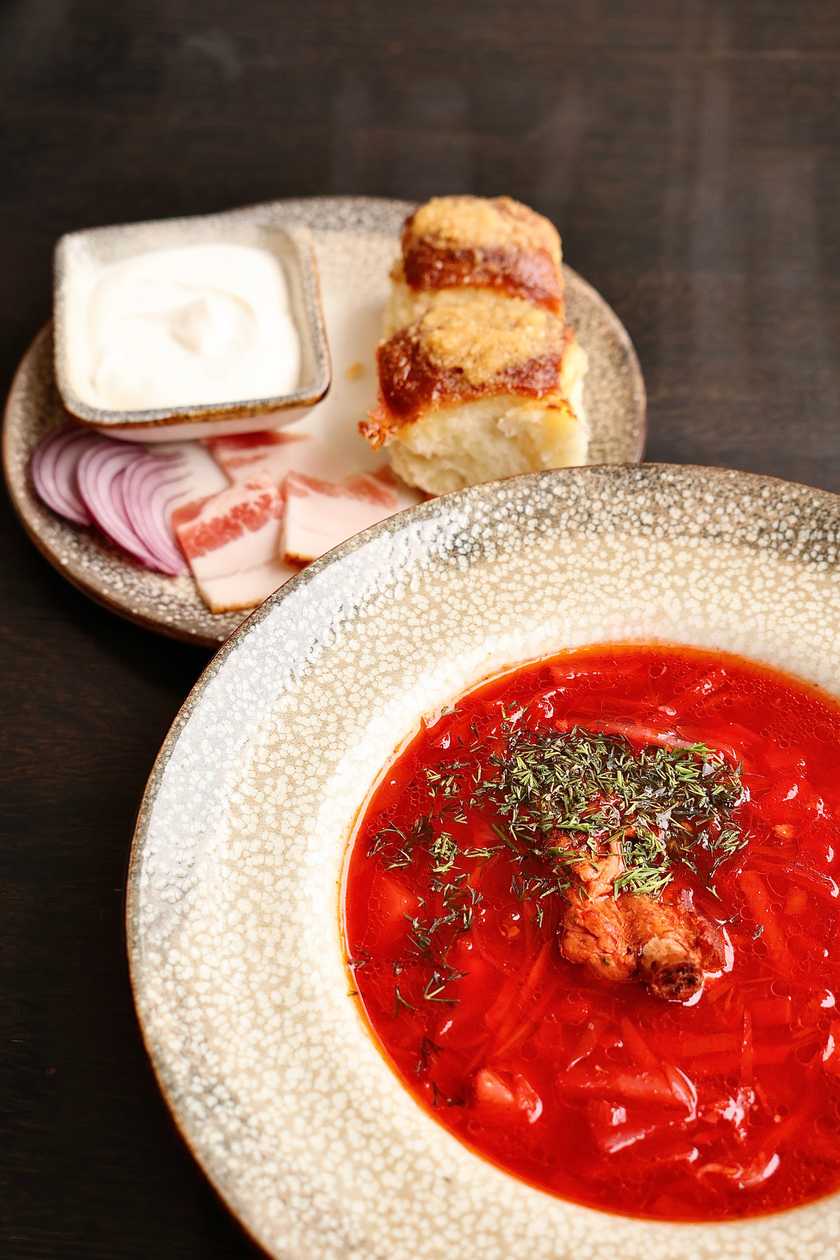 Ukrainian Borscht with Ribs