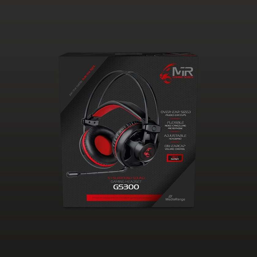 MediaRange Gaming Series Over-Ear Headset