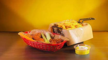 Veggie wings combo 8