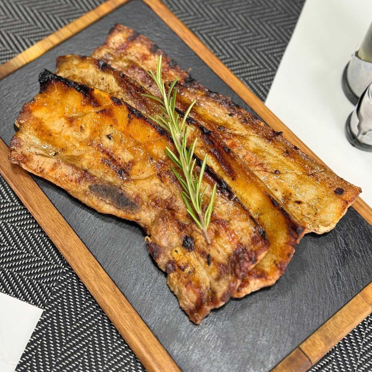 Pork Ribs Menu + Baguette