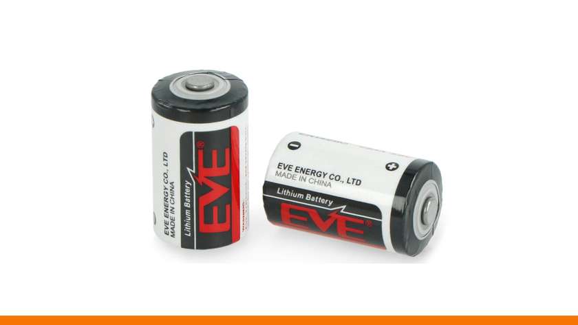EVE ER14250 1/2 AA Size 1200mAh Lithium Battery Cell 3.6V