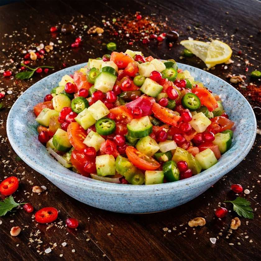 Salată Mediteraneană Picantă