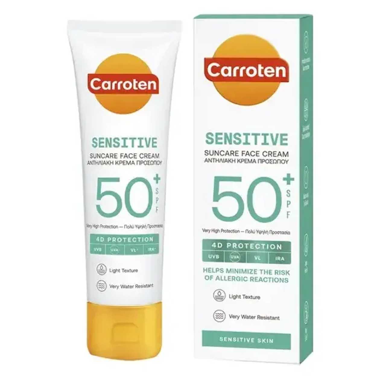Carroten Sensicare Face Cream Spf50+ 50ml