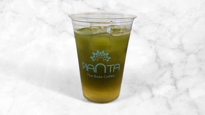 Iced Matcha Honey Lemonade