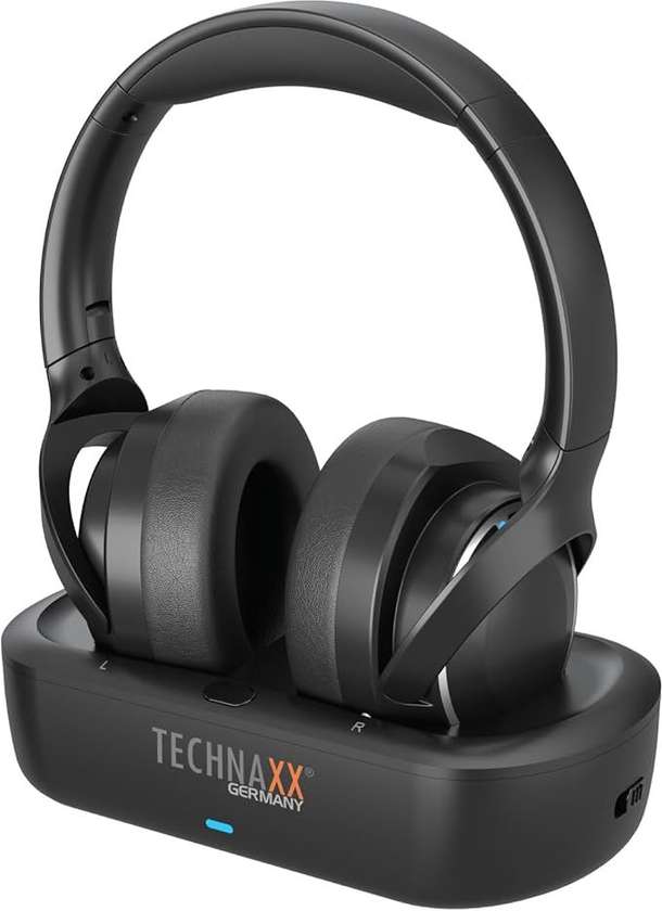 Technaxx Wireless TV Headphones with Charging Base TX-350