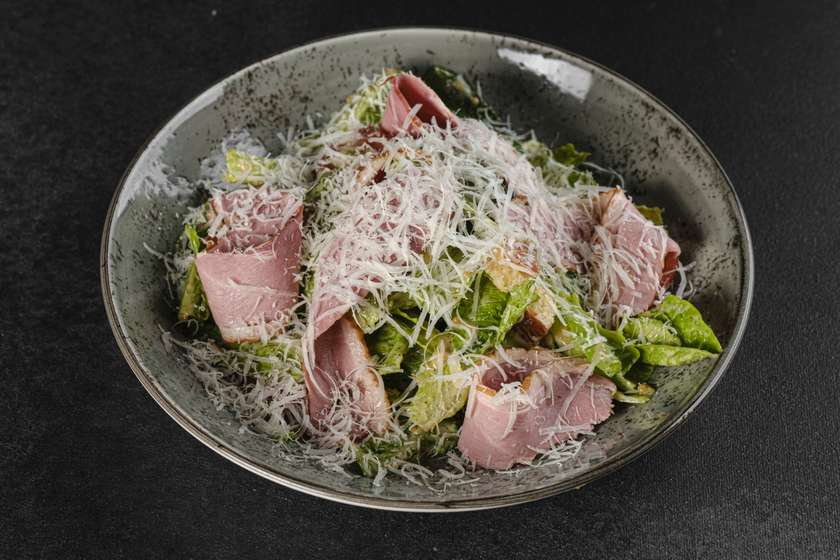 Caesar Salad with Duck Fillet