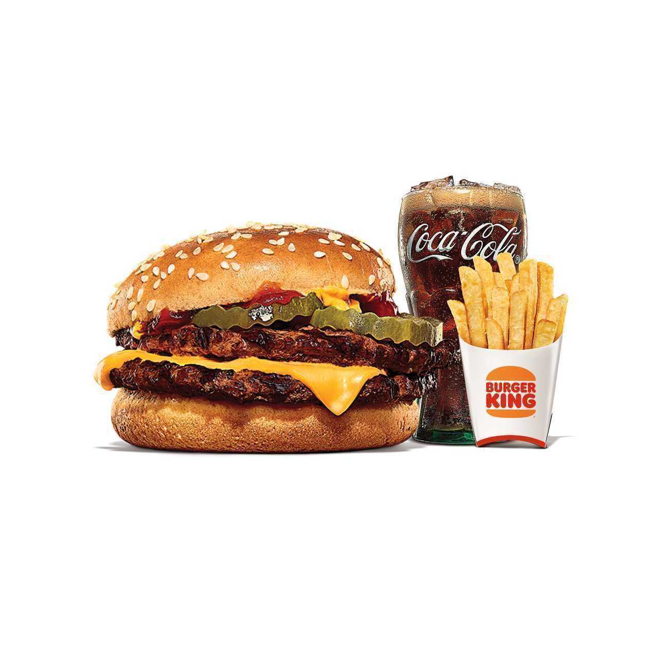 Double Cheese Burger Meal