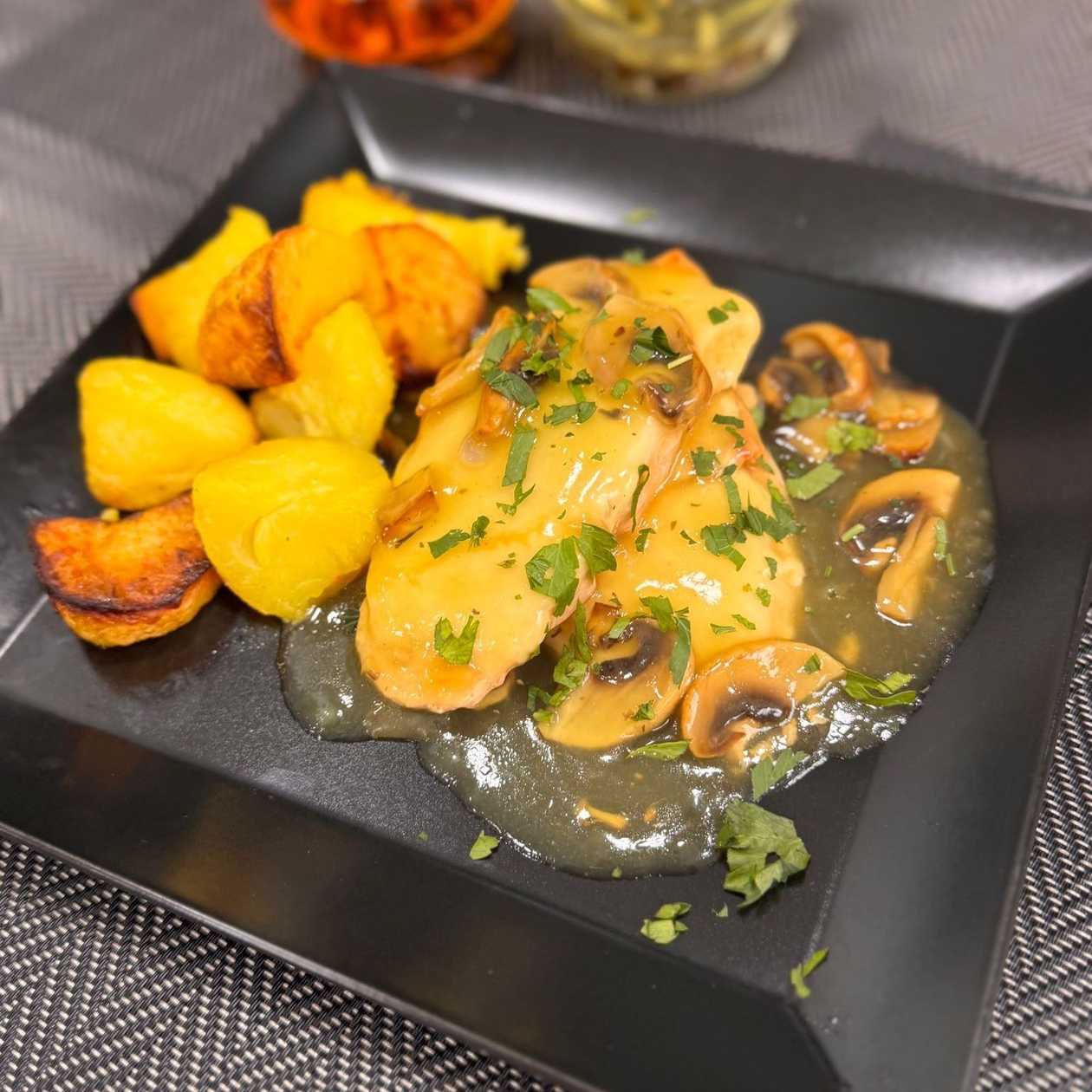 Italian Chicken Served with Choice of Side Dish