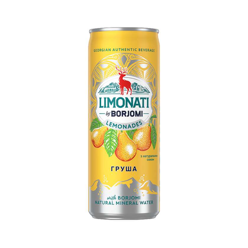 Лимонаті від Боржомі Груша (0,33 л)