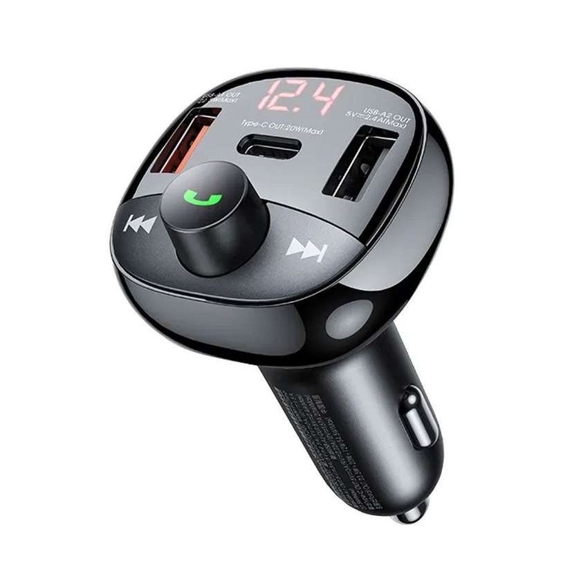 Remax Call/FM Player Fast Car Charger 64.5W