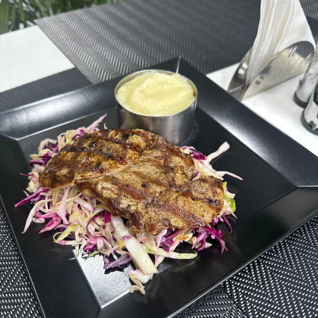 Pork Neck Menu + Baguette