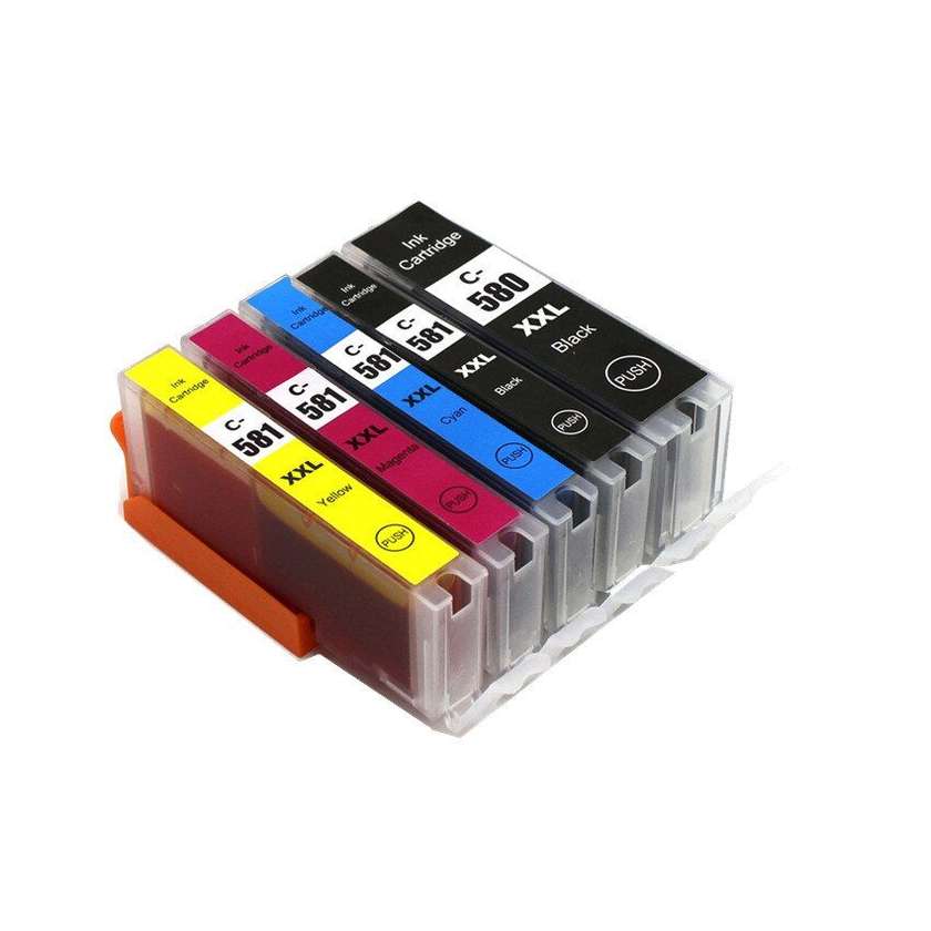 Compatible Canon 580XL/581XL 5 Inks Multipack