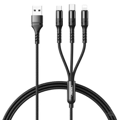 Remax 3in1 magnetic fast charging and data transmission Lightning /Micro/ Type-C