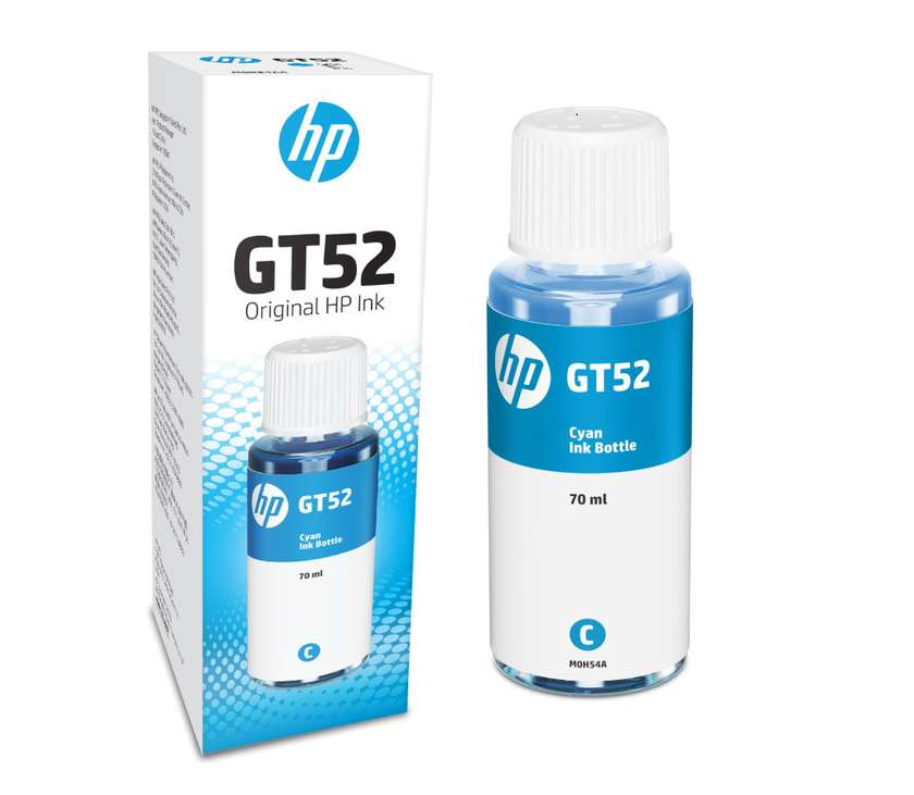 HP GT52 Ink Bottle Cyan