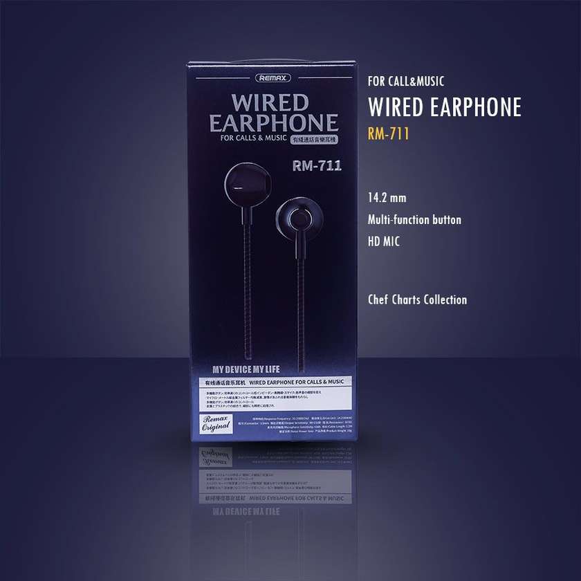 Remax Wired Headset Black