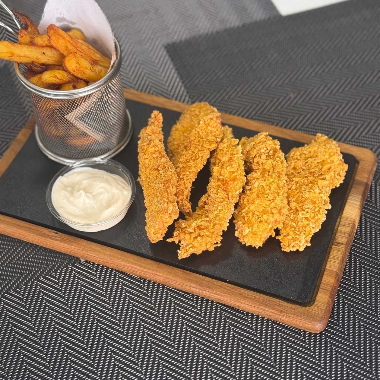 Chicken Crispy Menu + Baguette